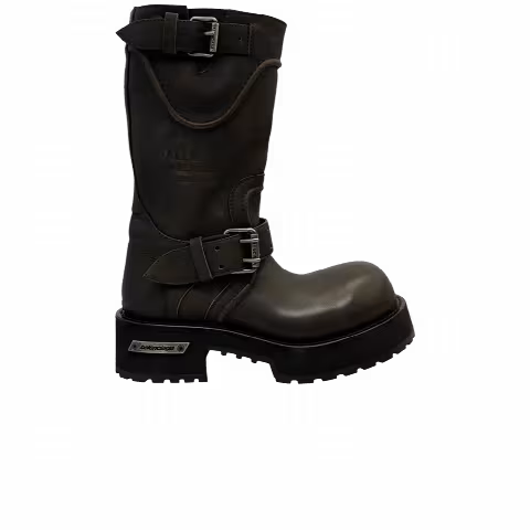 Balenciaga Wmns Venom Bootie 'Brown Silver'
