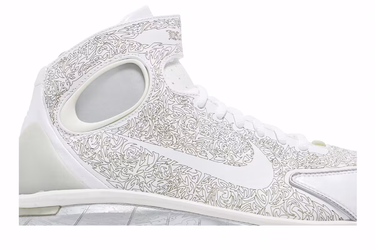 Nike Air Zoom Huarache 2K4 KB Kobe Laser, view 3