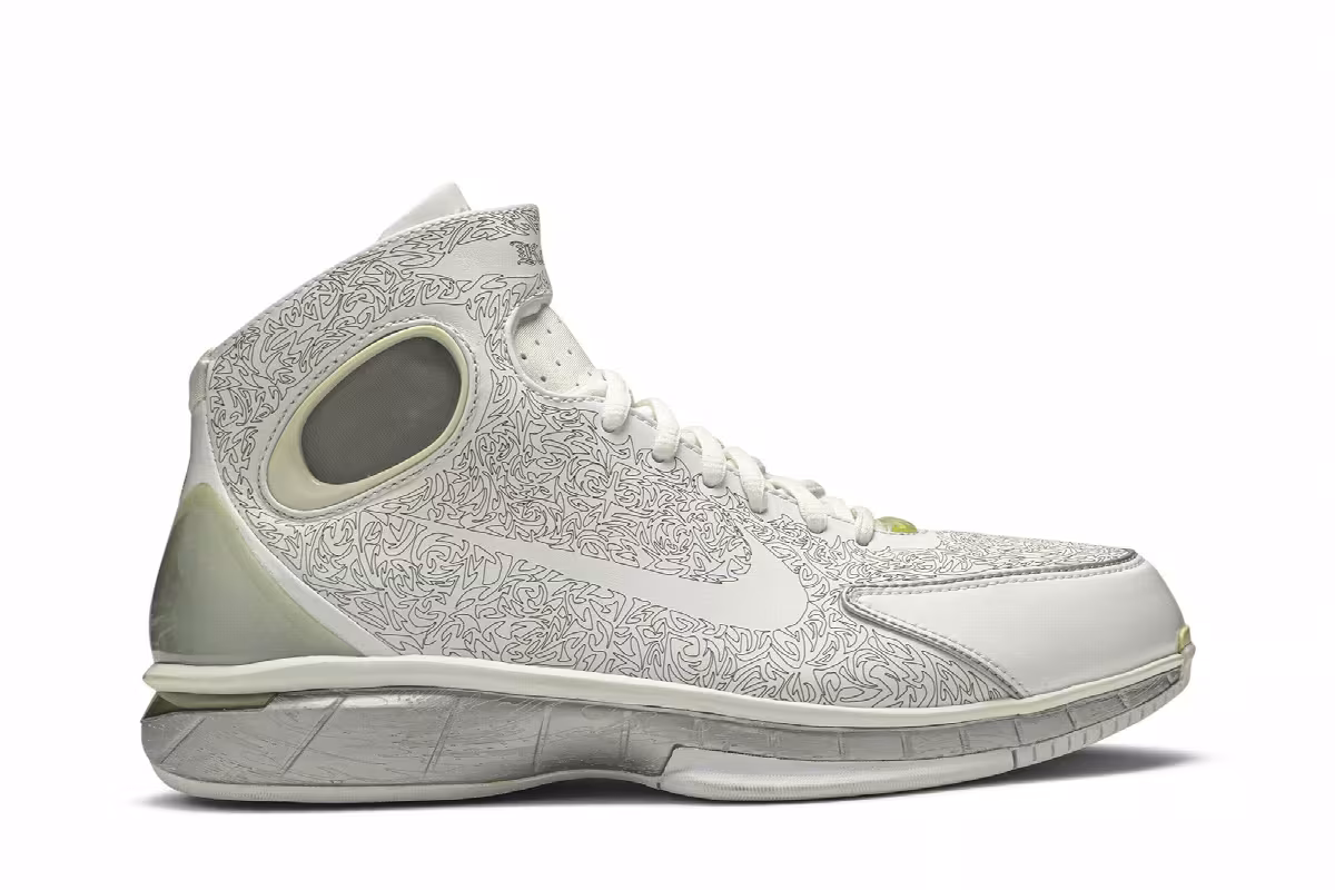 Nike Air Zoom Huarache 2K4 KB Laser White, view 2