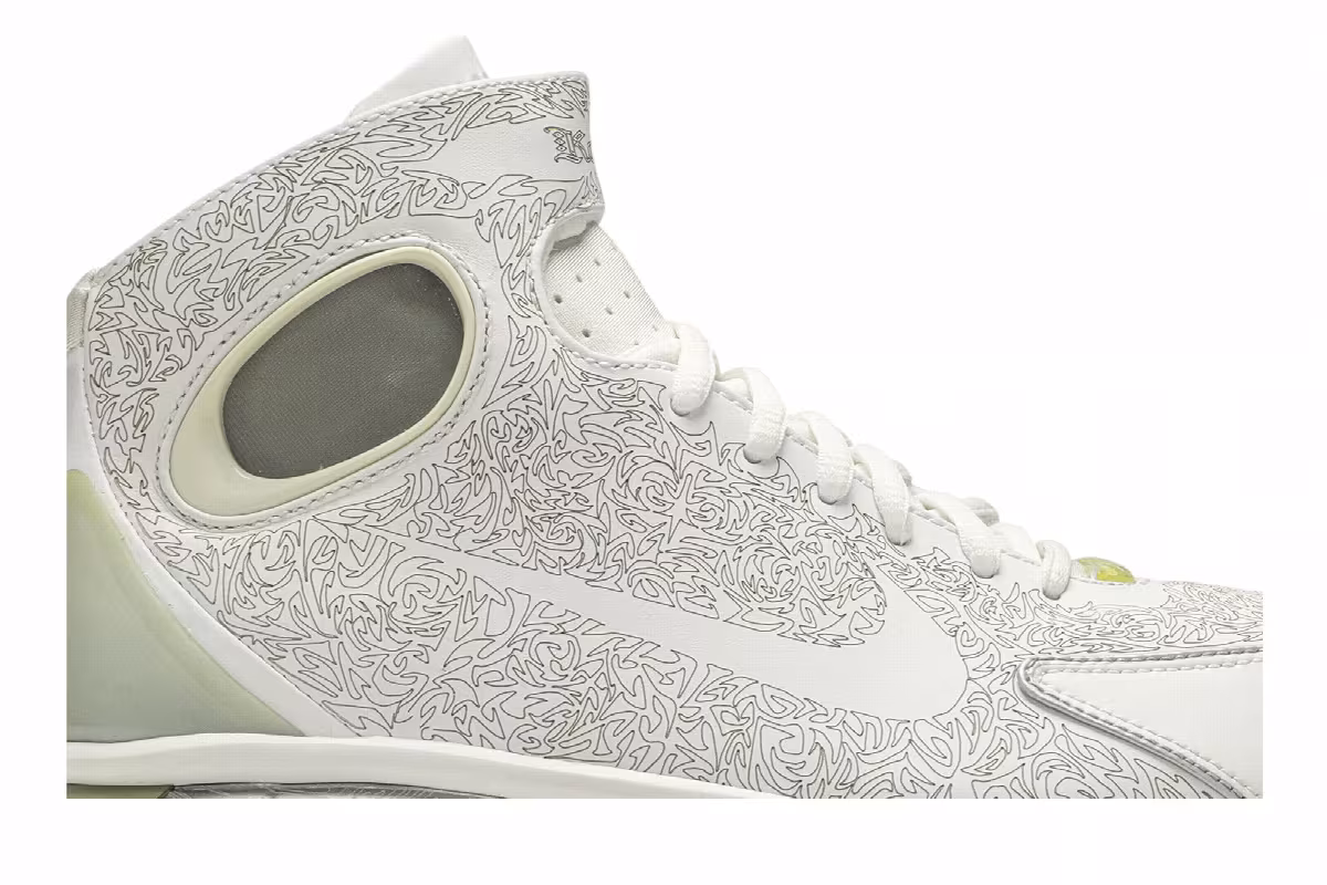 Nike Air Zoom Huarache 2K4 KB Laser White, view 3