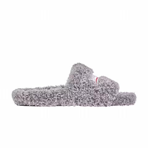Balenciaga Furry Slides 'Grey'