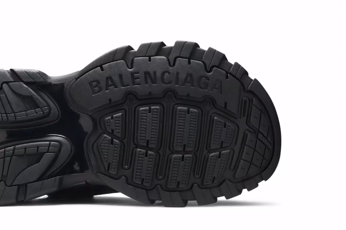 Balenciaga Women's Furry Sandal Black, view 6