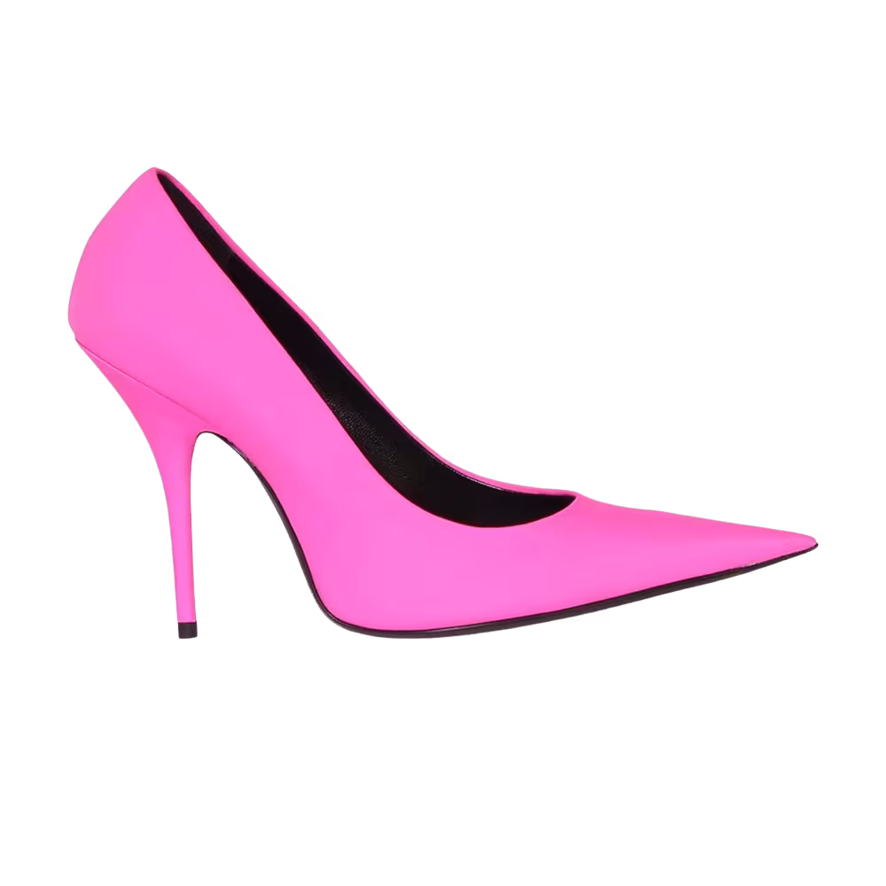 Balenciaga Women's Knife Pump Pink Fluorescent