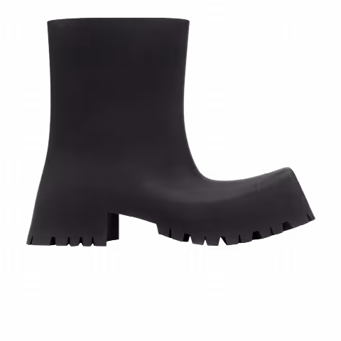 Balenciaga Trooper Rubber Boot 'Black'