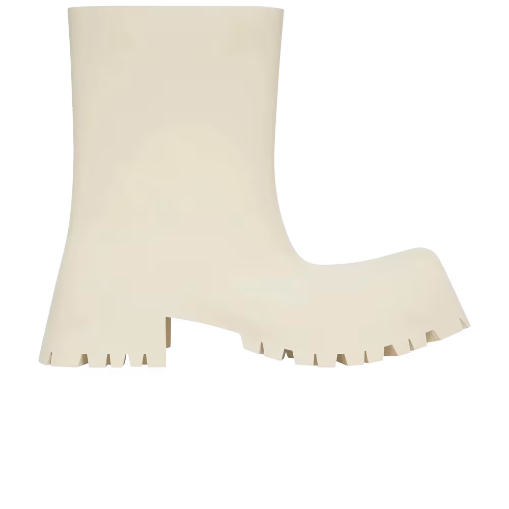 Balenciaga Trooper Rubber Boot White