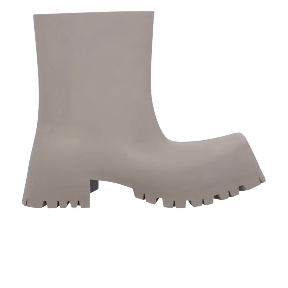 Balenciaga Trooper Rubber Boot Medium Grey