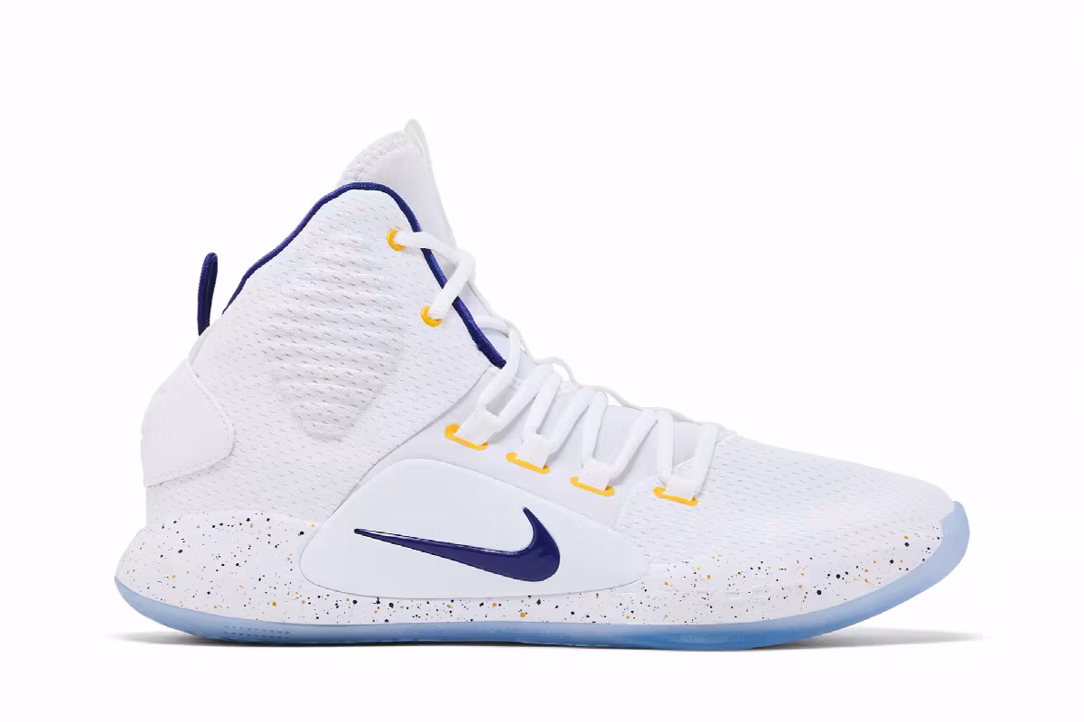 Nike Hyperdunk X EP White Regency Purple, view 2