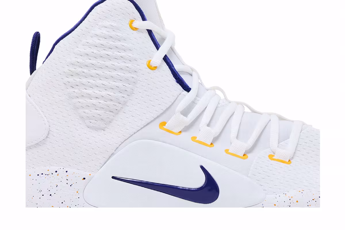 Nike Hyperdunk X EP White Regency Purple, view 3