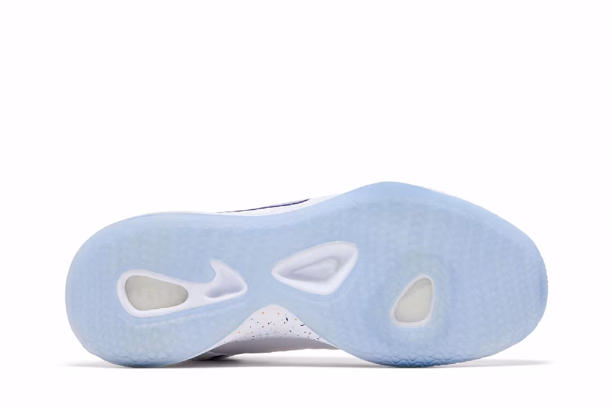 Nike Hyperdunk X EP White Regency Purple, view 5