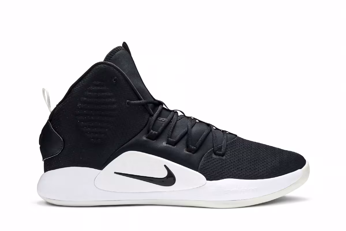 Nike Hyperdunk X TB Black White, view 2