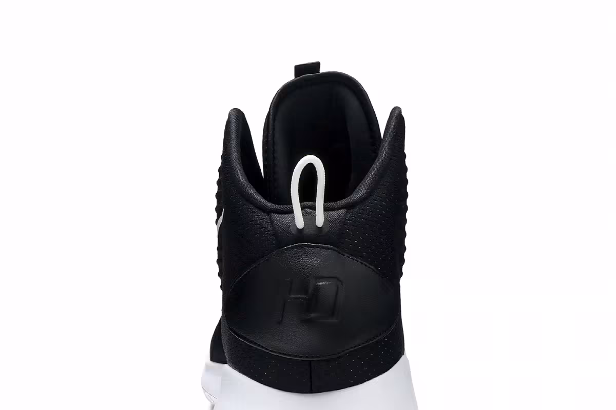 Nike Hyperdunk X TB Black White, view 8