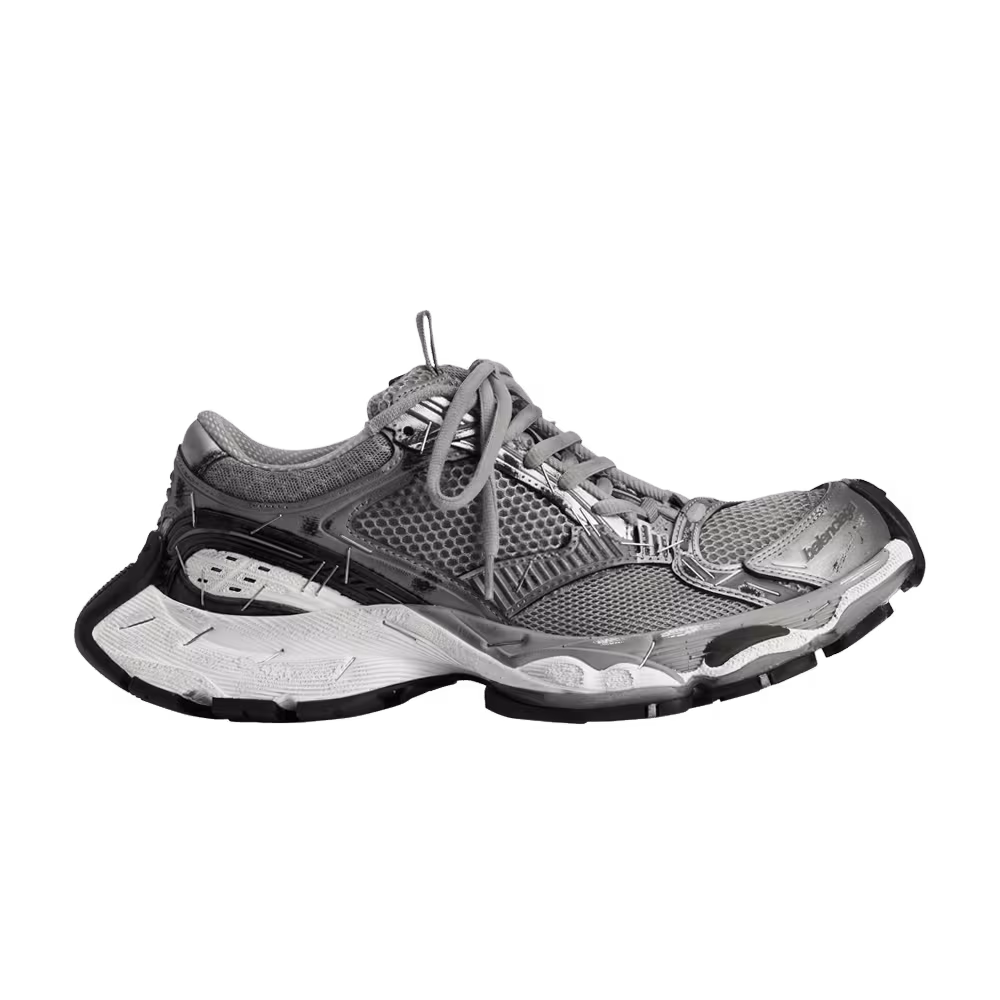 Balenciaga Stapler Sneaker Grey Silver