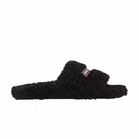 Balenciaga Furry Slide 'Black'