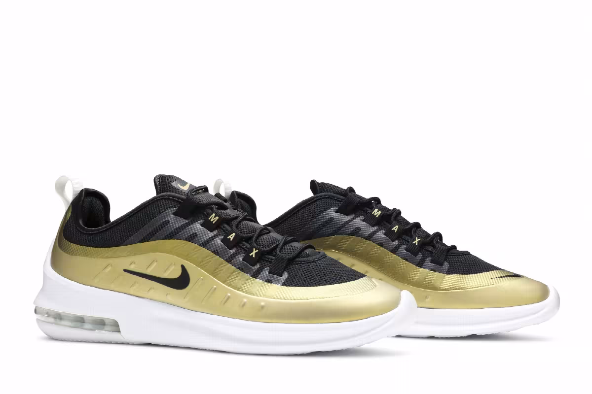Nike Air Max Axis Black Metallic Gold, view 9