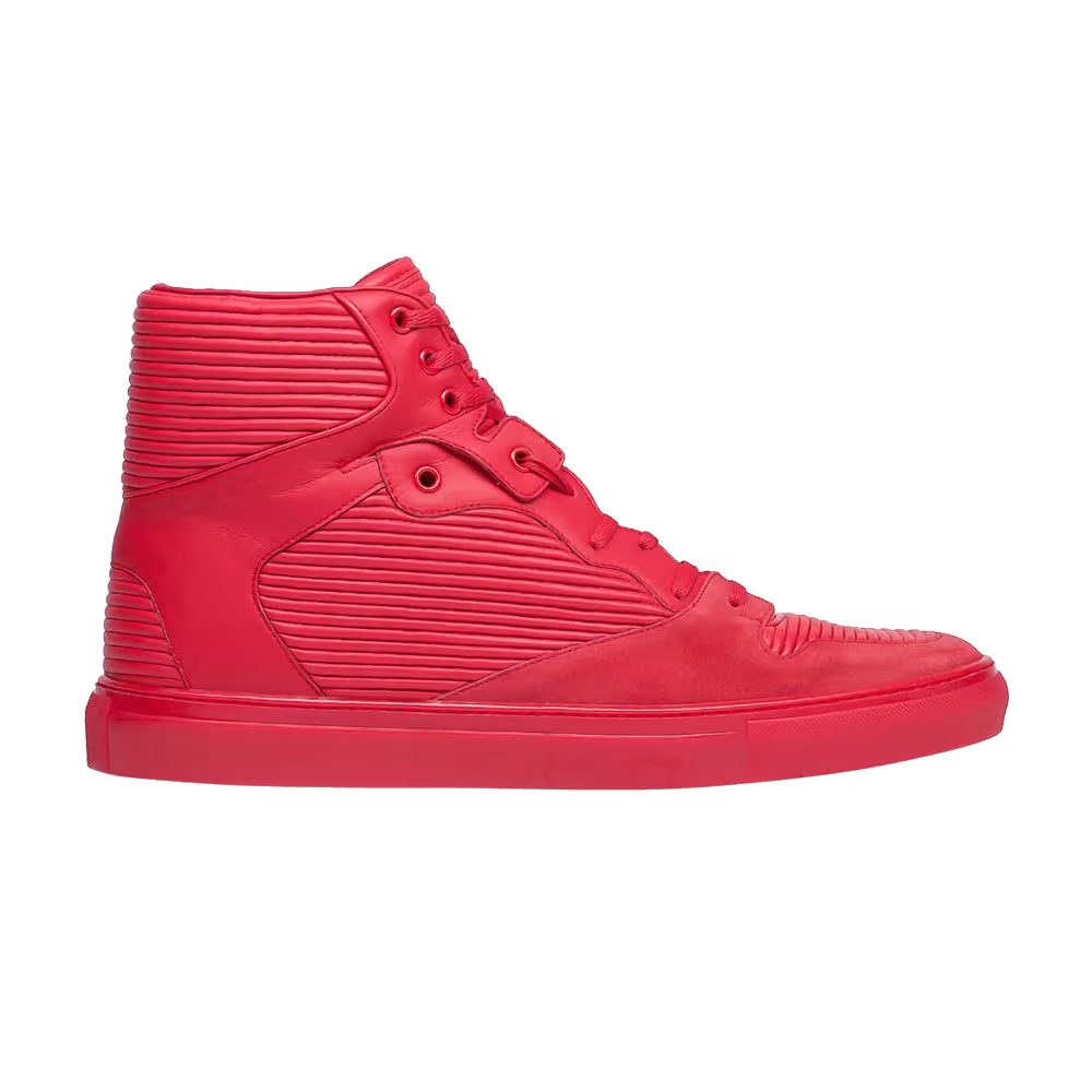 Balenciaga Pleated High Monochrome Red