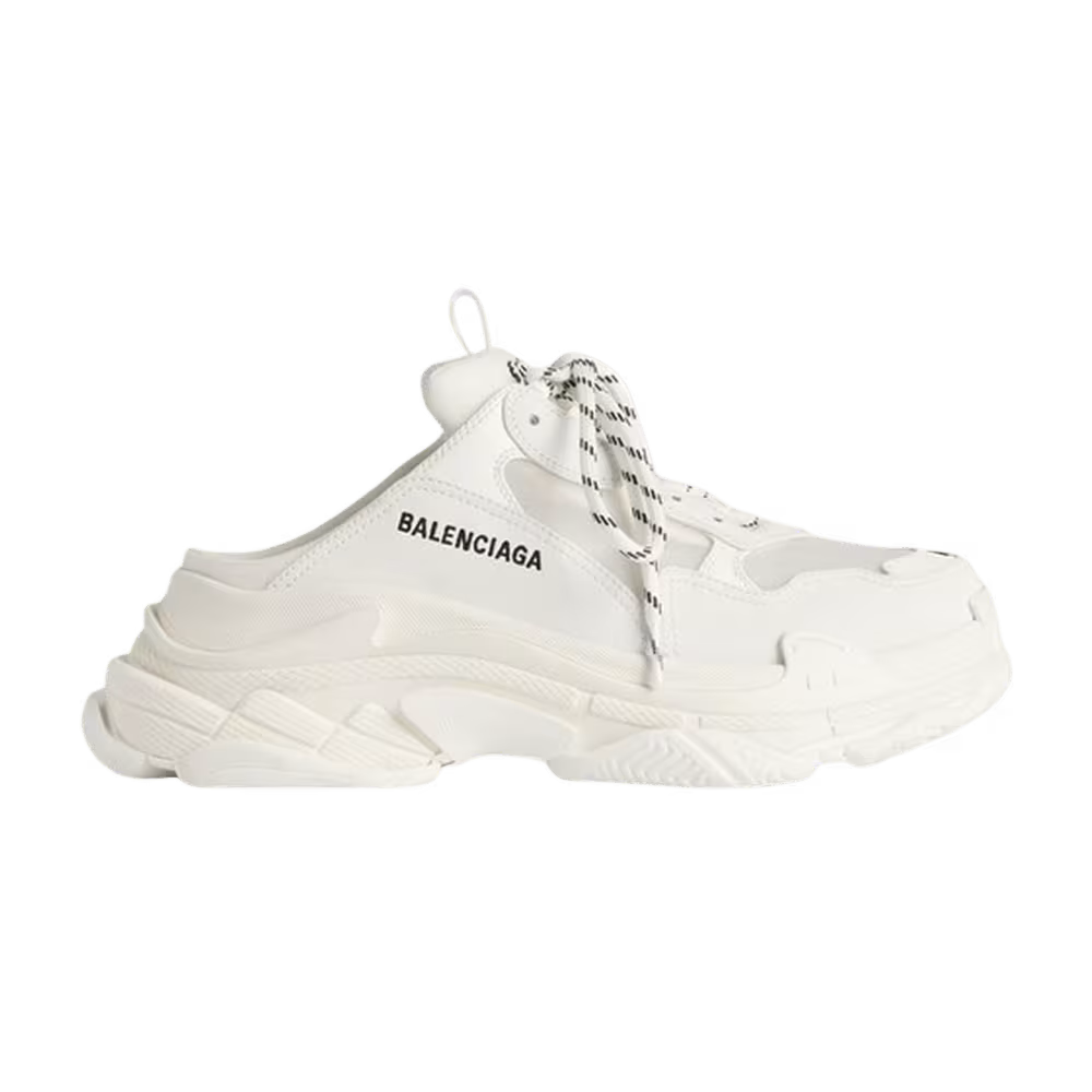 Balenciaga Women's Triple S Mule White