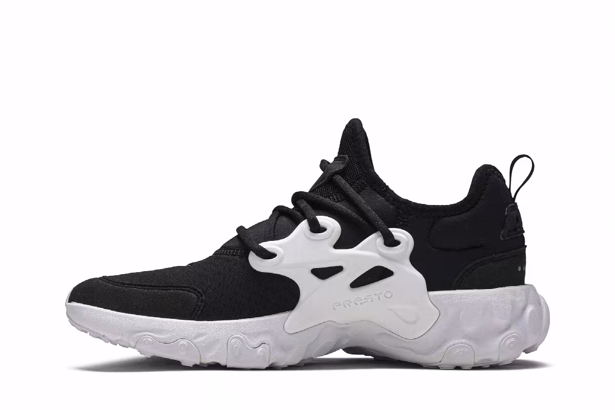 Nike React Presto GS Black, view 4
