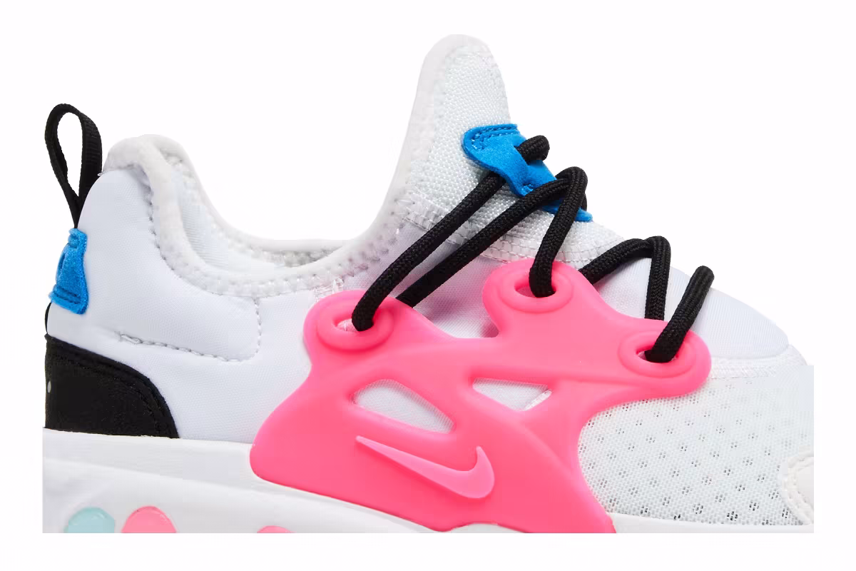 Nike React Presto GS White Hyper Pink, view 3