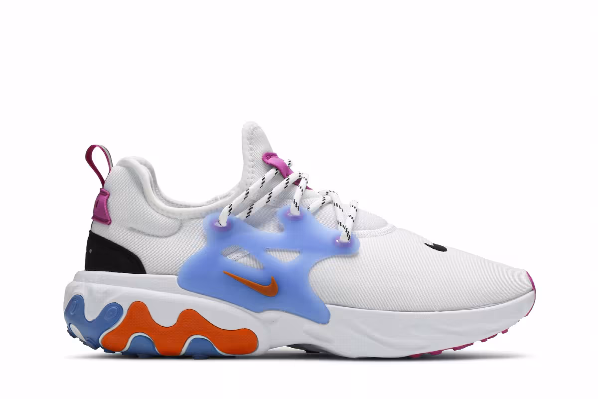 Nike React Presto White Multi, view 2