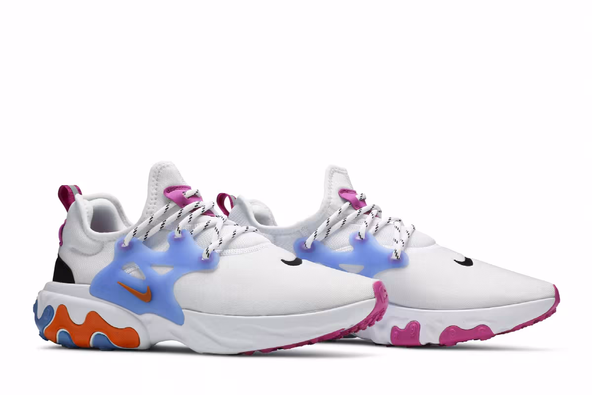 Nike React Presto White Multi, view 9