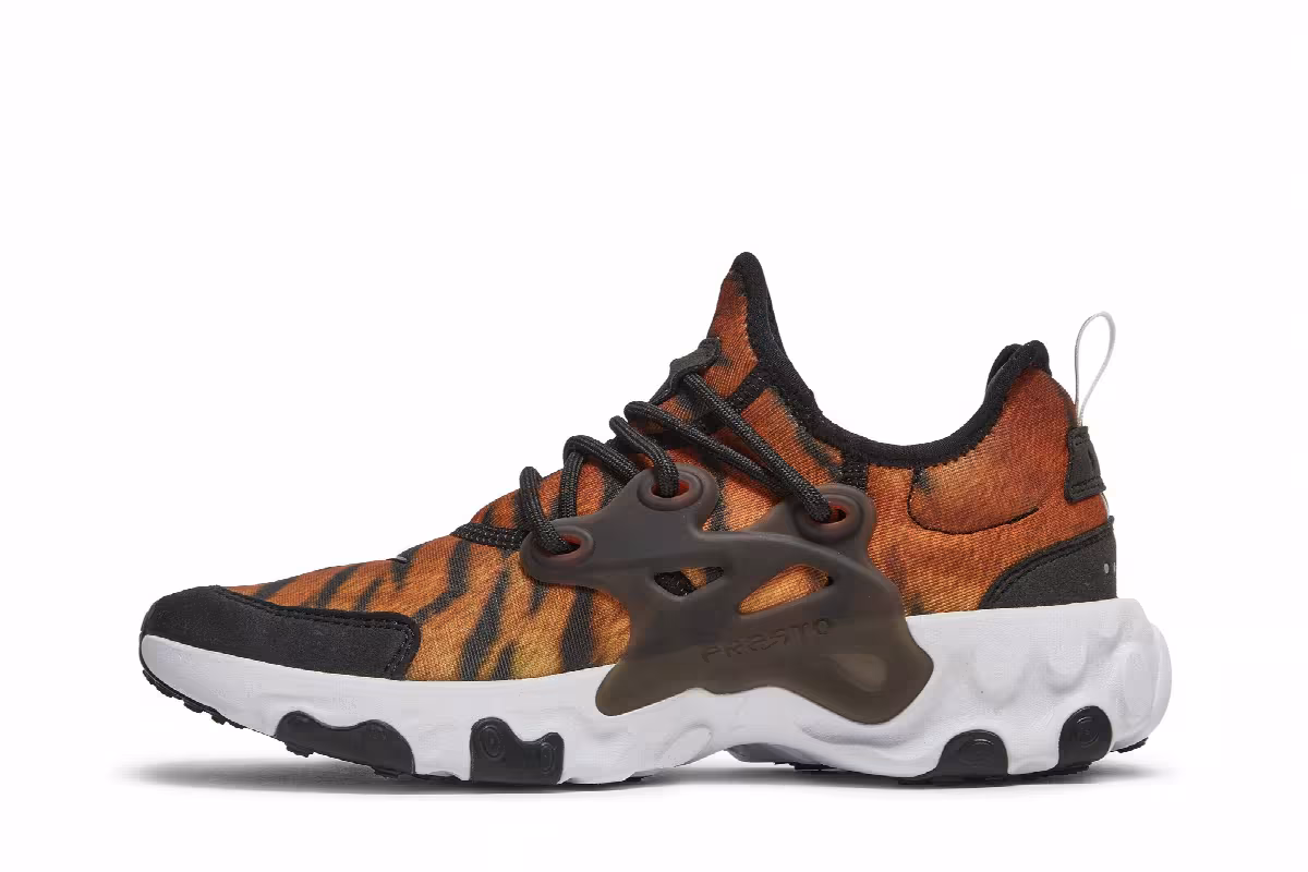 Nike React Presto Print GS Tiger, view 4