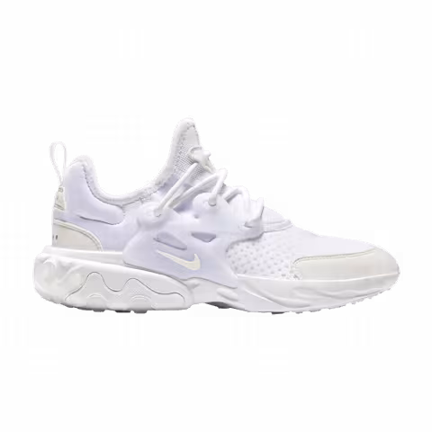 Nike React Presto GS 'Triple White'