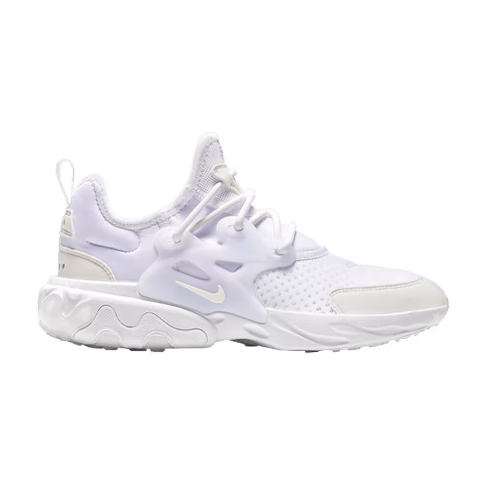 Nike React Presto GS Triple White