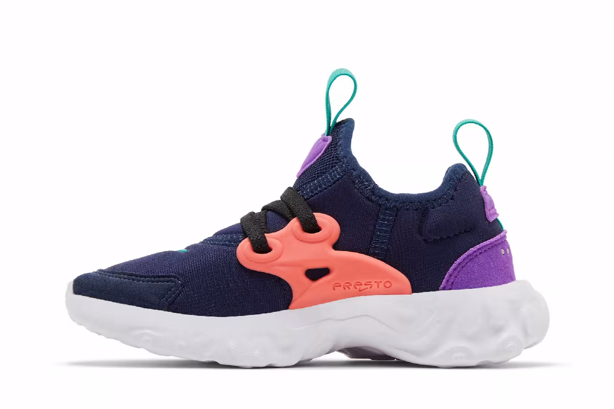 Nike React Presto TD Midnight Navy, view 4