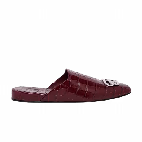 Balenciaga Wmns Cosy Mule 'Croco Dark Red'