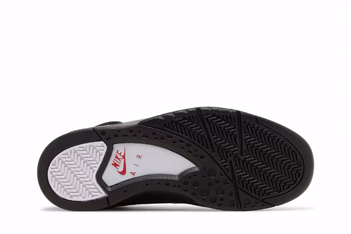 Nike Air Flight Lite Mid Black White, view 5