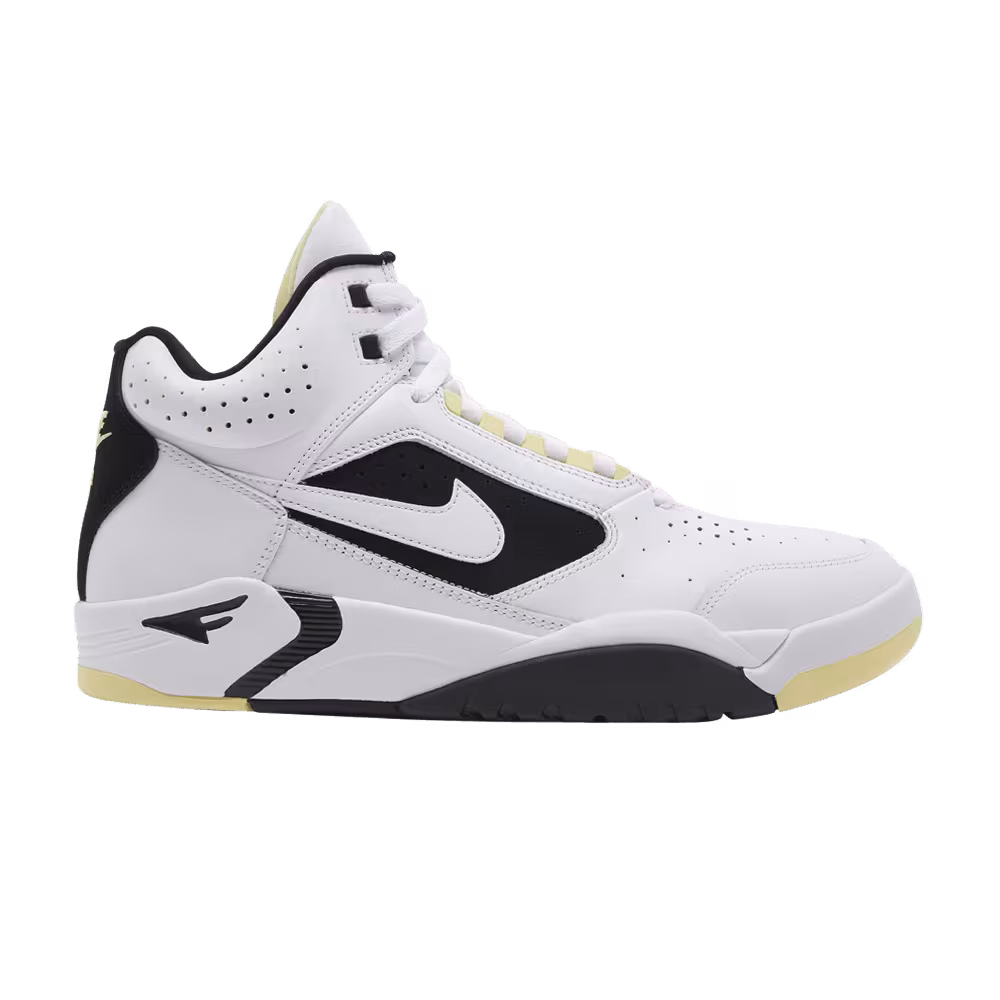 Nike Air Flight Lite Mid White Black Lemon