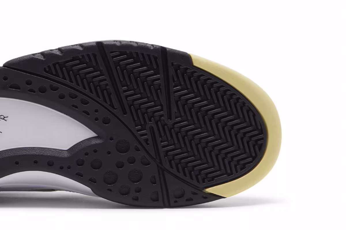 Nike Air Flight Lite Mid White Black Lemon, view 6