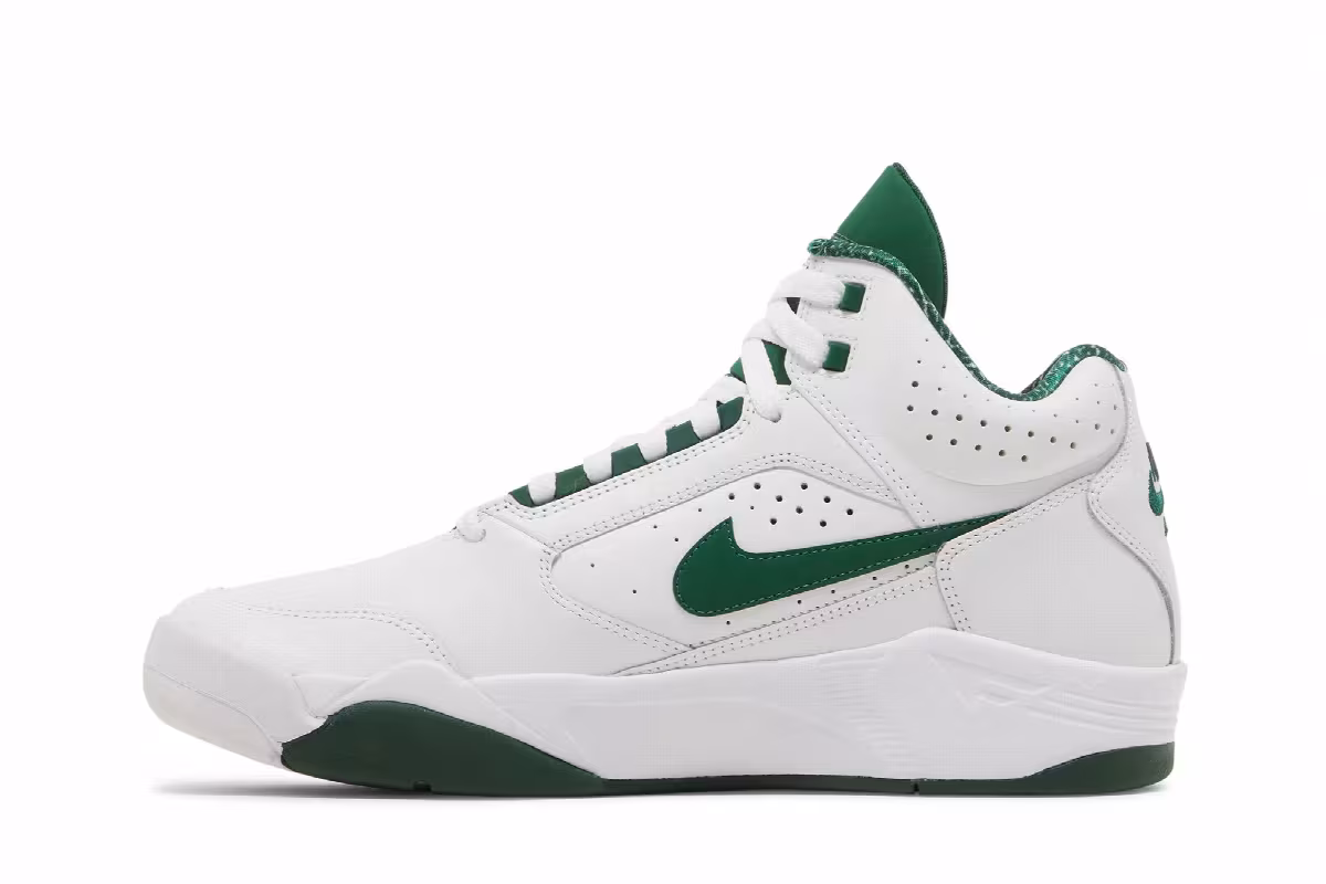 Nike Air Flight Lite Mid White Gorge Green, view 4
