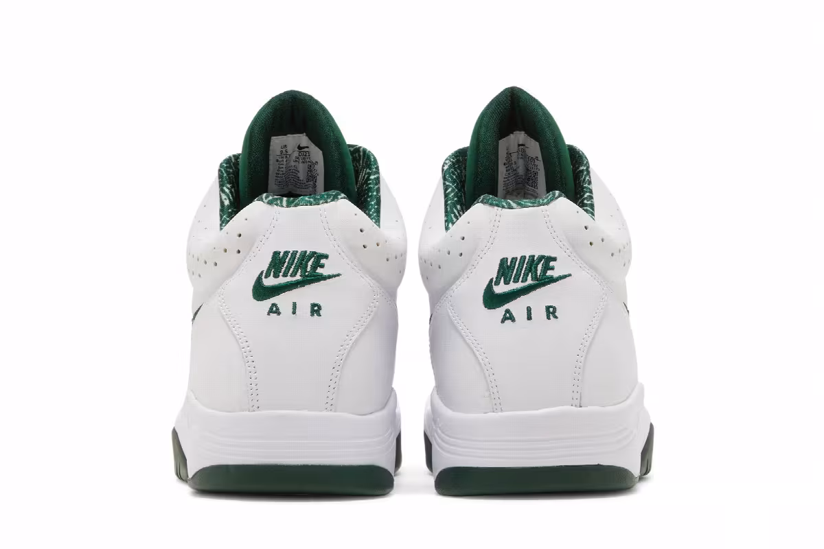 Nike Air Flight Lite Mid White Gorge Green, view 7