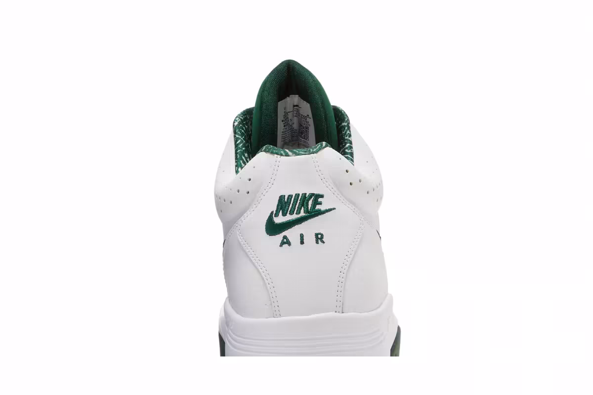 Nike Air Flight Lite Mid White Gorge Green, view 8