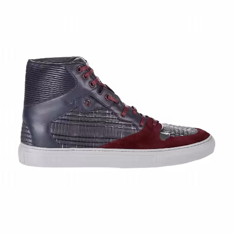 Balenciaga Origami Panel High 'Navy Burgundy'