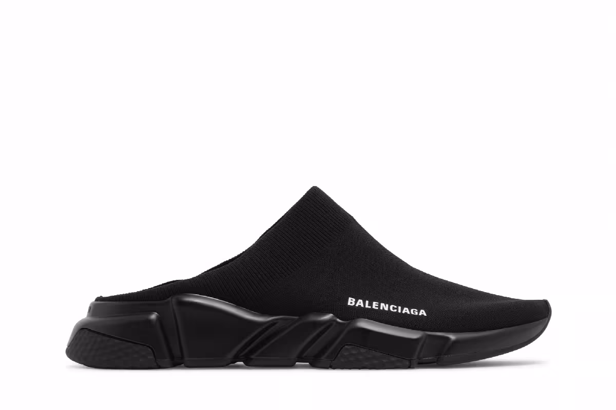 Balenciaga Speed Mule Black, view 2