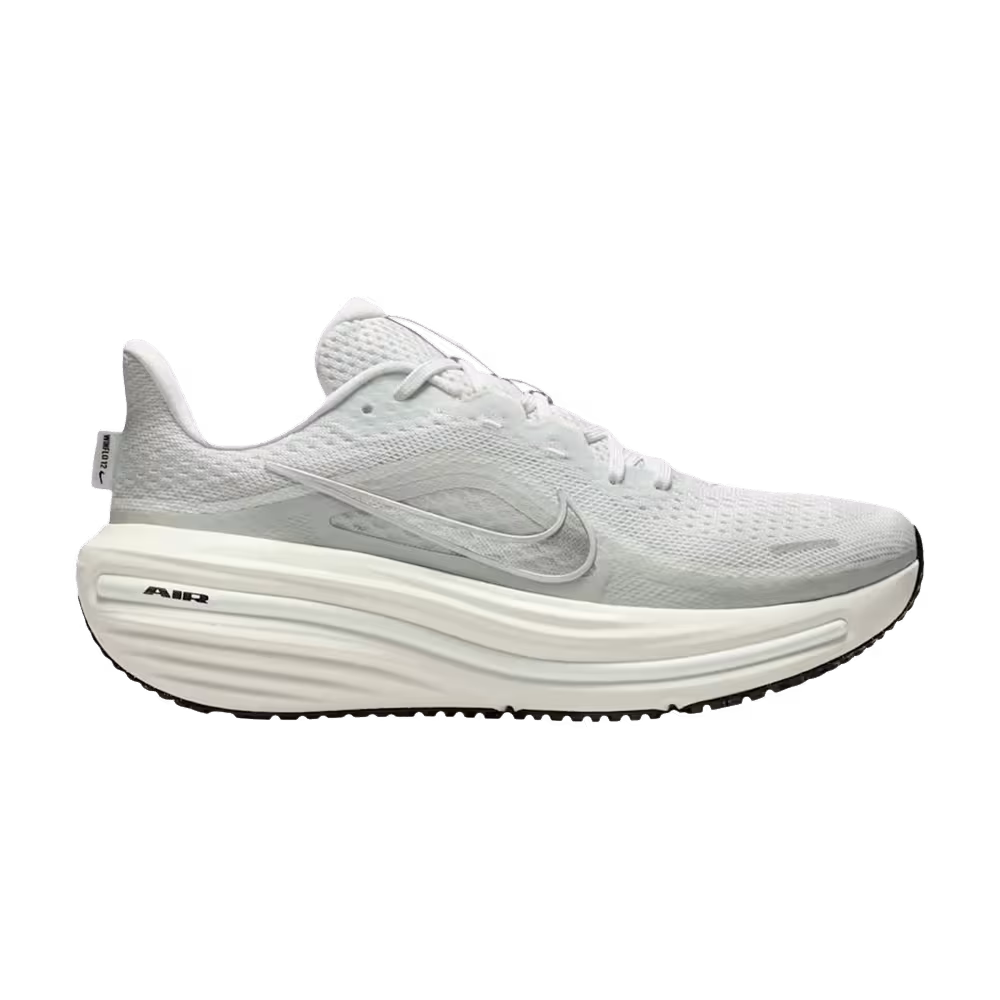 Nike Women's Winflo 12 Off White Barely Green Light Silver Metallic Silver