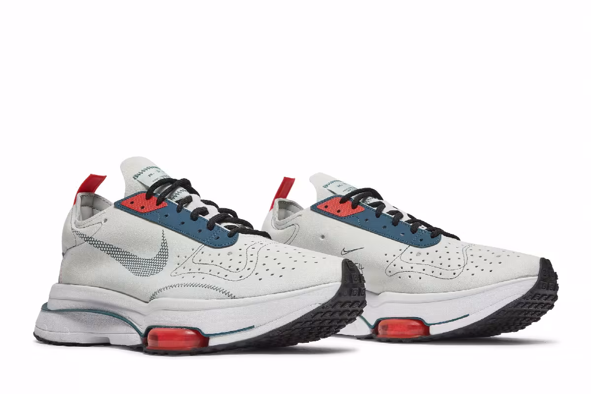 Nike Air Zoom-Type N.354 Light Silver Crimson, view 9