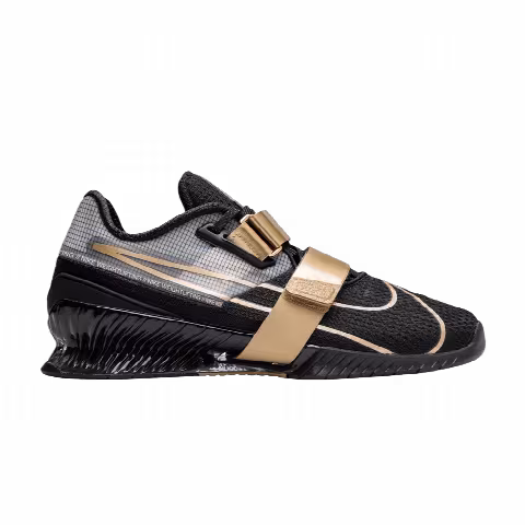 Nike Romaleos 4 'Black Metallic Gold' Sample
