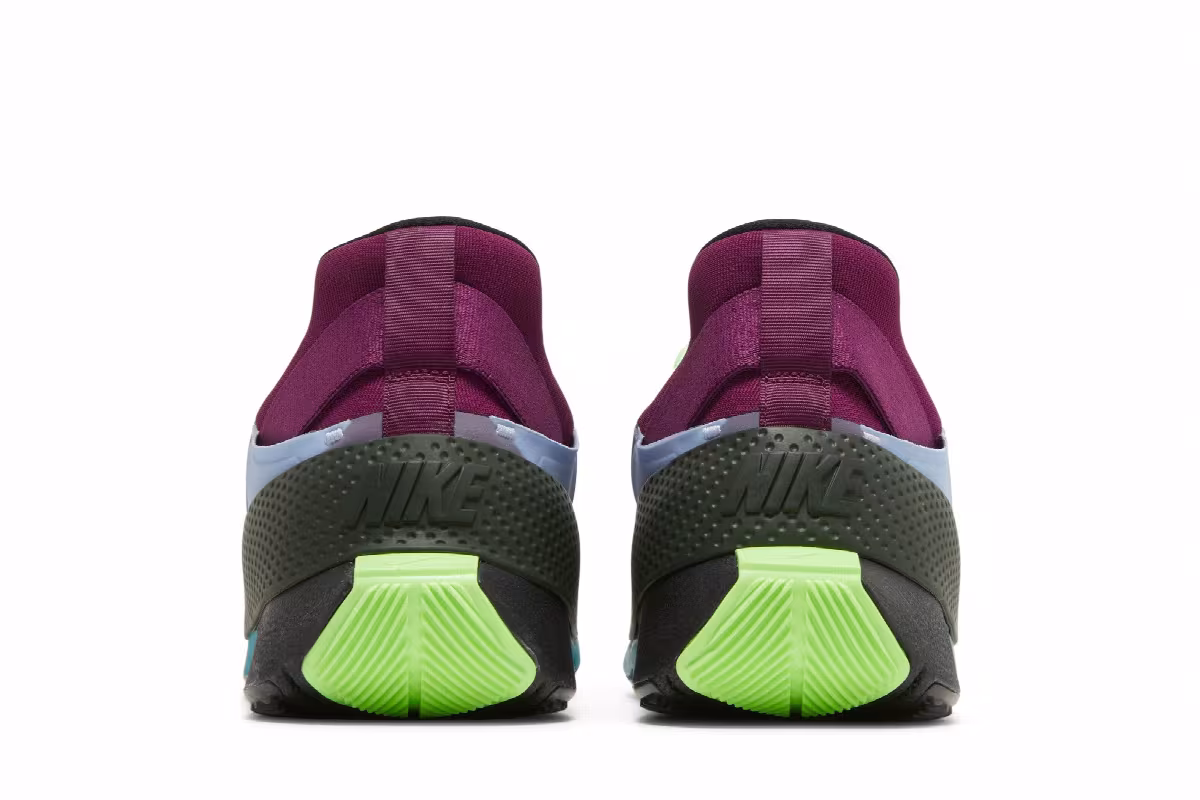 Nike GO FlyEase Black Lime Glow, view 7