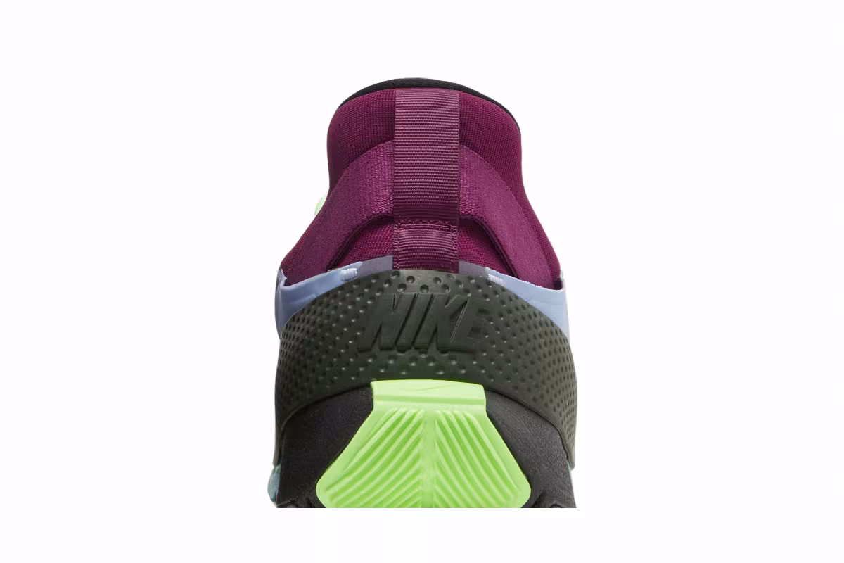 Nike GO FlyEase Black Lime Glow, view 8