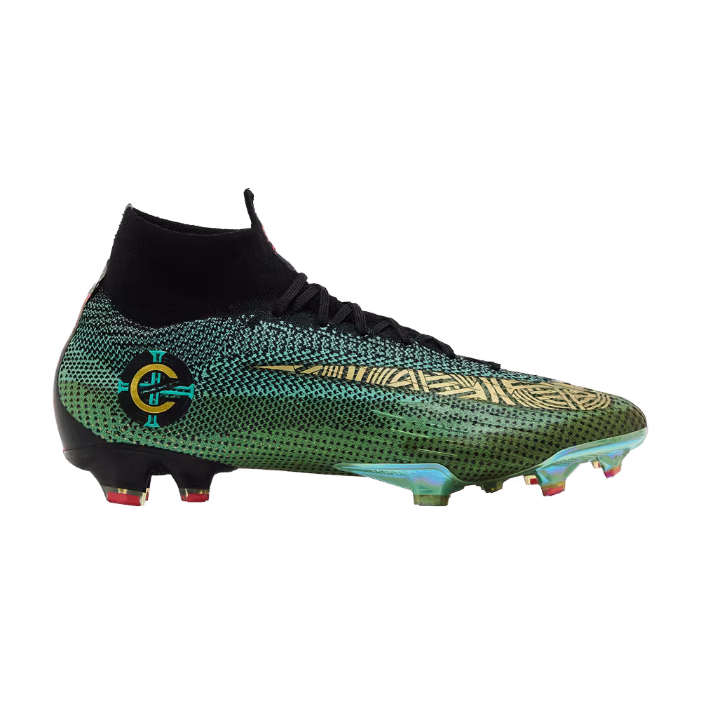 Nike Mercurial Superfly 6 Elite CR7 FG Green Black Gold