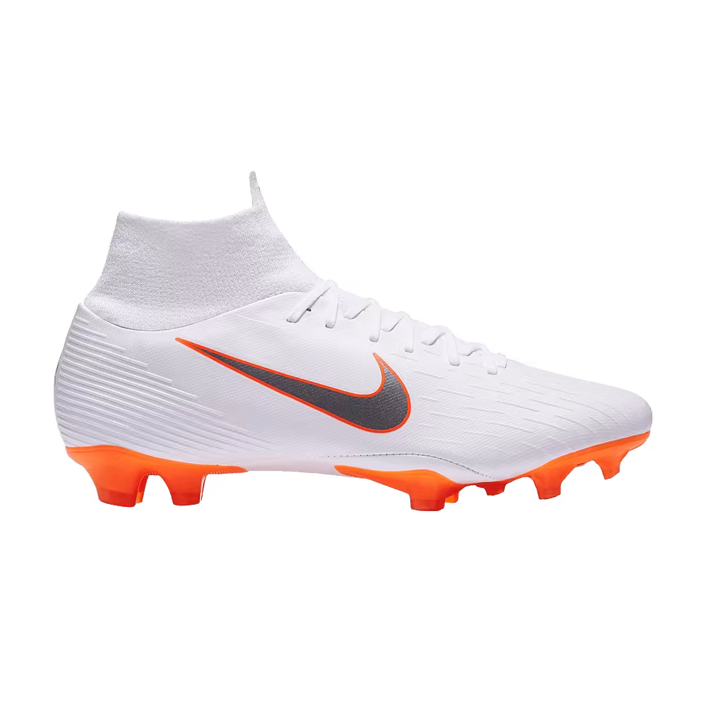 Nike Mercurial Superfly 6 Pro FG White Total Orange
