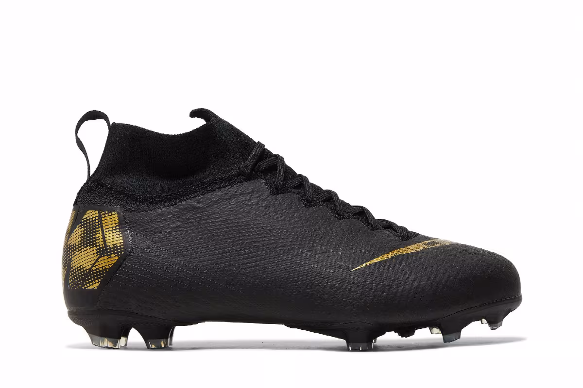 Nike Mercurial Superfly 6 Elite FG GS Black Gold, view 2