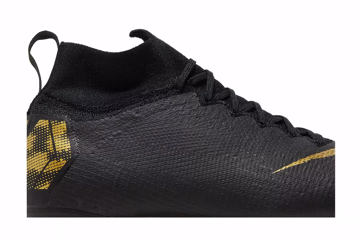 Nike Mercurial Superfly 6 Elite FG GS Black Gold, view 3