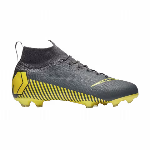 Nike Mercurial Superfly 6 Elite FG GS 'Grey Opti Yellow'
