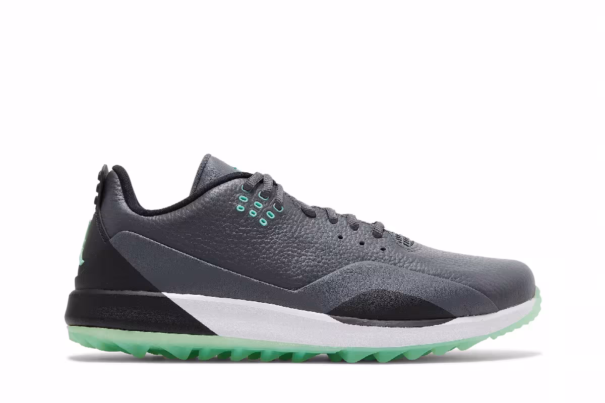Air Jordan ADG 3 Dark Grey Green Glow, view 2