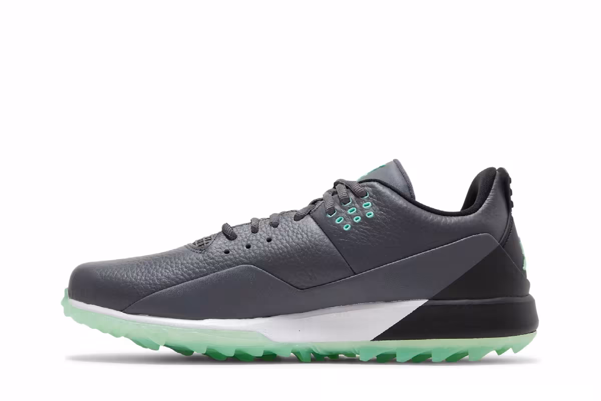 Air Jordan ADG 3 Dark Grey Green Glow, view 4
