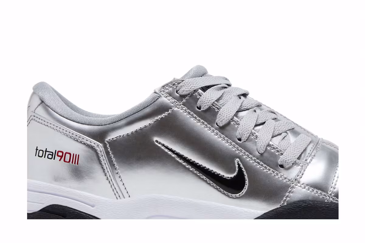 Nike Total 90 3 SP Metallic Silver Red, view 3